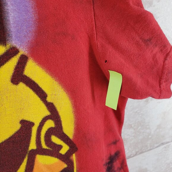 Adult Bandai Graphic Print Namco Pac Man Tie Dye Short Sleeve T Shirt Size M - Picture 6 of 8